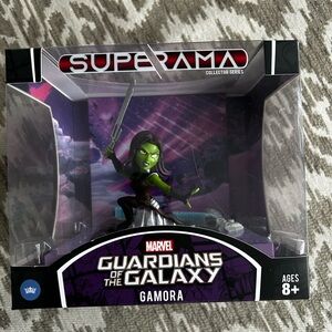 Marvel Guardians Of The Galaxy Gamora 3” Figure, Superama Diorama NEW